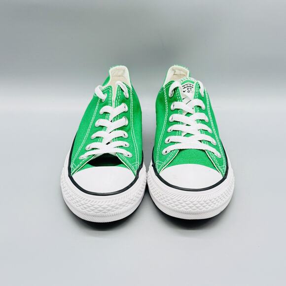 Converse Shoes Womens 7 Green Canvas Chuck Taylor All Star Low Top Sneakers - Picture 3 of 13